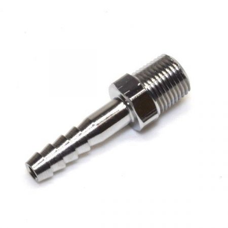 Western MH-6 1/8 Inch NPT Male x 3/16 Inch Hose Barb Fitting - Image 2
