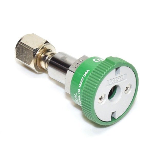 Precision Medical 2166 Oxygen Ohmeda Compact Coupler by DISS Hex Nut