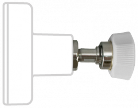 Precision Medical 3358 Vacuum Chemetron Check Unit Female Coupler by DISS Hand Tight - Image 2
