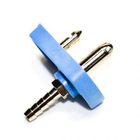 Precision Medical 3411 N2O Chemetron Quick Connect by 1/4 Inch Hose Barb
