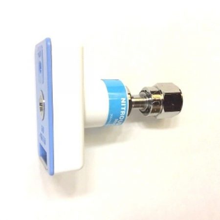 Precision Medical 3456 Nitrous Oxide Chemetron Check Unit Female Coupler by DISS Hex Nut - Image 2