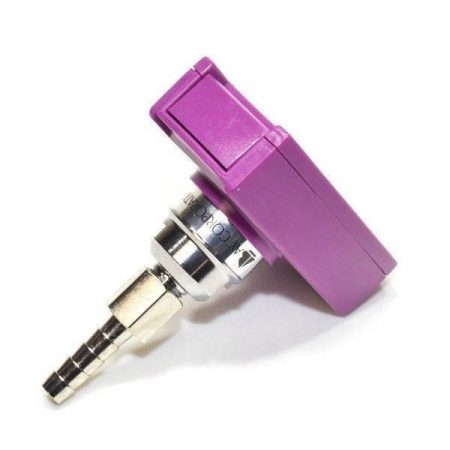 Precision Medical 3654 WAGD Chemetron Check Unit Female Coupler by 1/4 Inch Hose Barb - Image 2