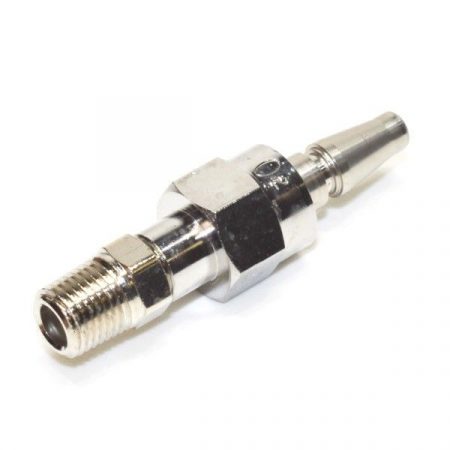 Precision Medical 6105S Oxygen Schrader with Swivel Quick Connect by DISS Male with Knob - Image 2
