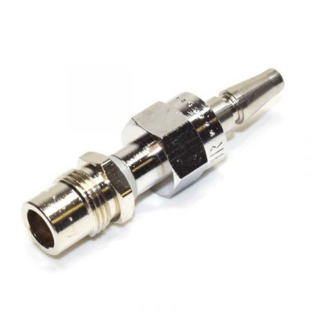 Precision Medical 6214S Air Schrader Quick Connect by DISS Male with Knob and Check Valve with Swivel - Image 2