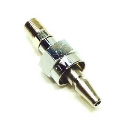 Precision Medical 6303S Vacuum Schrader Quick Connect by 1/4 Inch NPT Male with Swivel