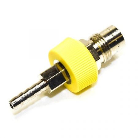 Precision Medical 0740 Air DISS Male by 1/4 Inch Hose Barb with Knob