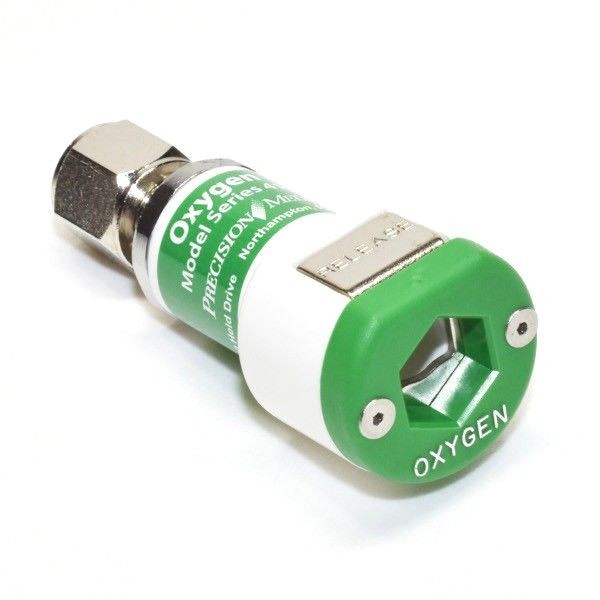Precision Medical 4156 Oxygen Puritan-Bennett Coupler by DISS Hex Nut