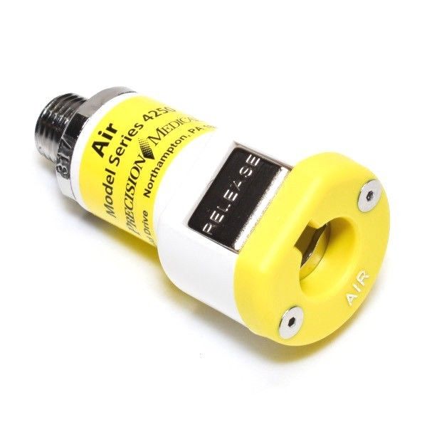 Precision Medical 4253 Medical Air Puritan-Bennett Coupler by 1/4 Inch NPT Male