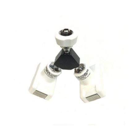 Medical Vacuum Y-Block Assembly 1220 DISS Hand Tight Chemetron Female - Image 4