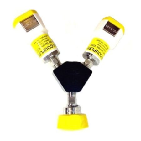 Medical Air Y Block 1160 DISS Hand Tight Puritan-Bennett Female x 2 - Image 2