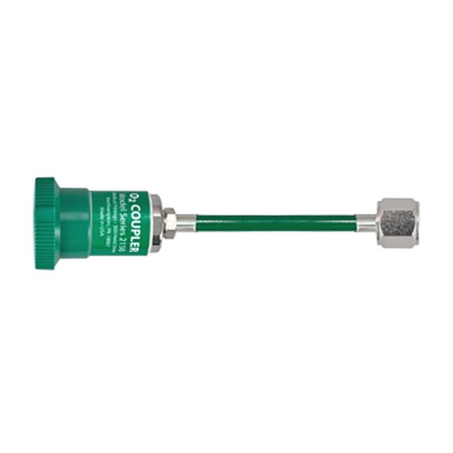 Medical O2 Hose Ohmeda Coupler Check Unit by DISS Hex Nut 20 Ft