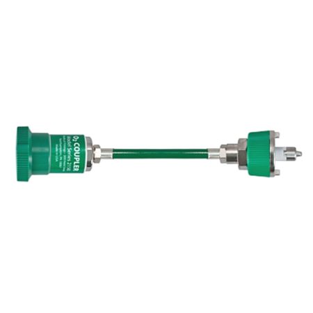 Medical O2 Hose Ohmeda Coupler Check Unit by Ohmeda Quick Connect 15 Ft