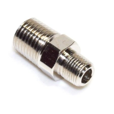 Precision Medical 7022 1/8 Inch NPT Male Hex Nipple by 1/4 Inch NPT Male