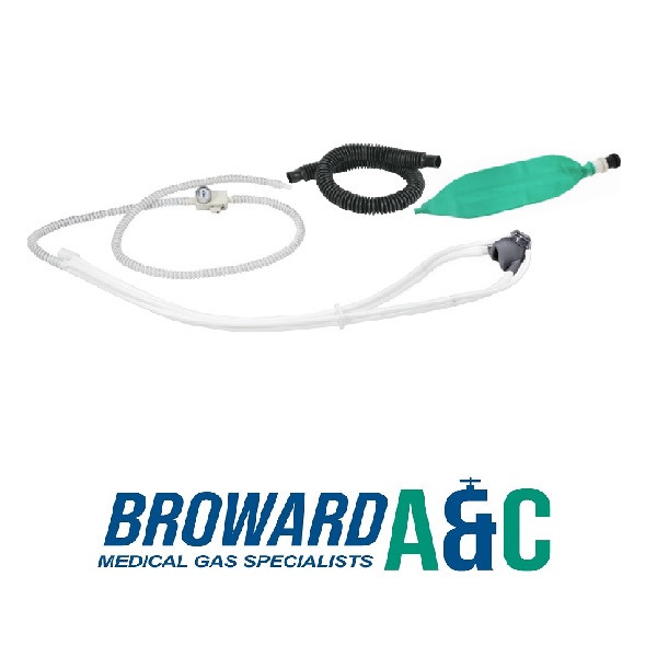 Accutron 33014 3 Foot Grey Corrugated Tube | Broward A&C Medical 