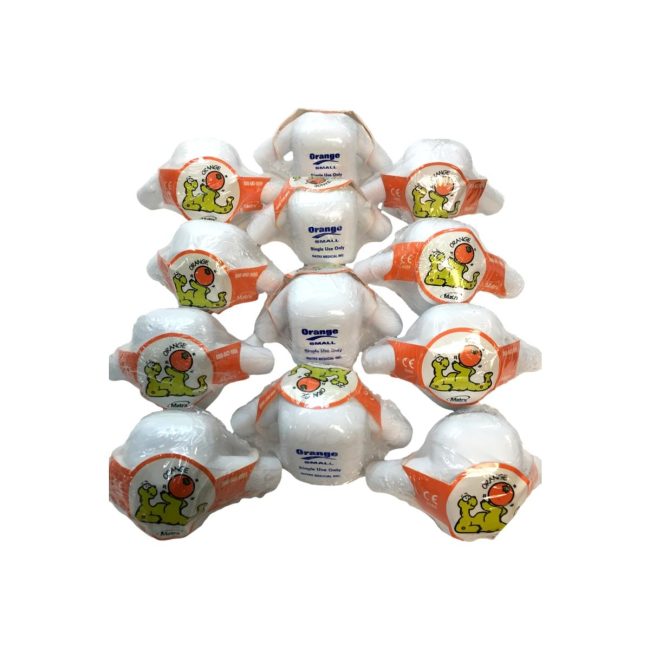 Porter 91316498 Matrx Single-Use Small Nasal Masks Orange 12 Pack
