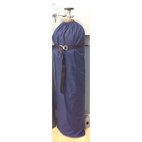 Large Cylinder Cover for Nitrous Oxide H or K Size Blue Broward A&C