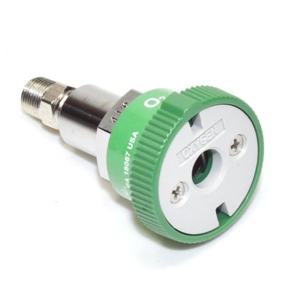 Precision Medical 2161 Oxygen Ohmeda Compact Coupler by 1/8 Inch NPT Male