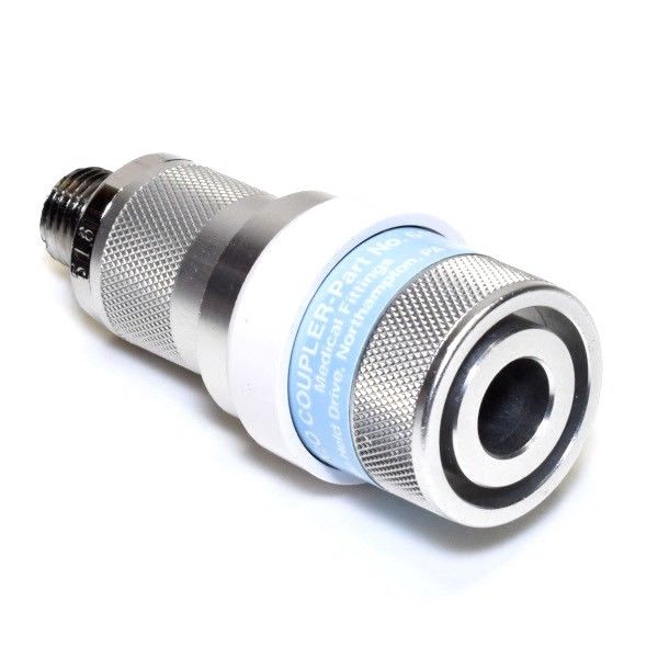 Precision Medical 6453 N2O Schrader Female Quick Connect Coupler