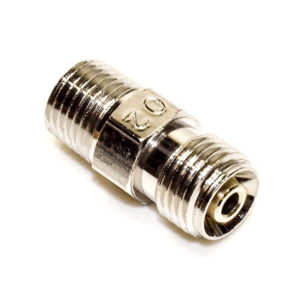 Precision Medical 0713 Oxygen DISS Male with Check Valve by 1/4 Inch NPT Male