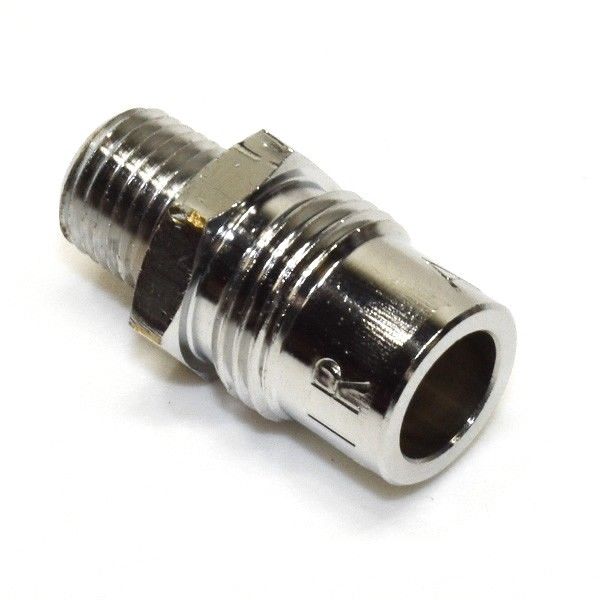 Precision Medical 0743 Air DISS Male with Check Valve by 1/4 Inch NPT Male