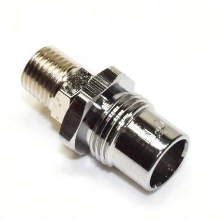 Precision Medical 0783 N2O DISS Male with Check Valve by 1/4 Inch NPT Male