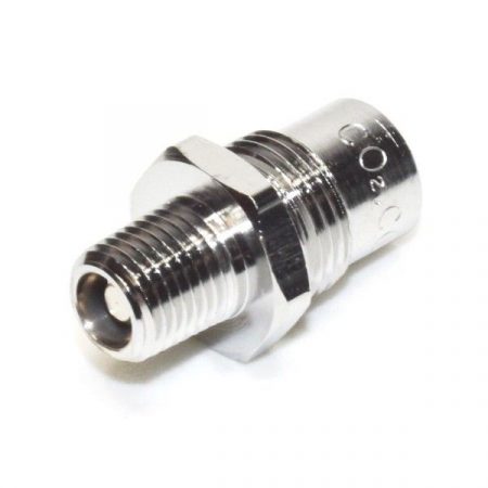 Precision Medical 8947 Carbon Dioxide DISS Male with Check Valve by 1/4 Inch NPT Male