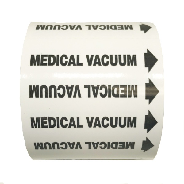 Gas Markers Vacuum White Background Black Text