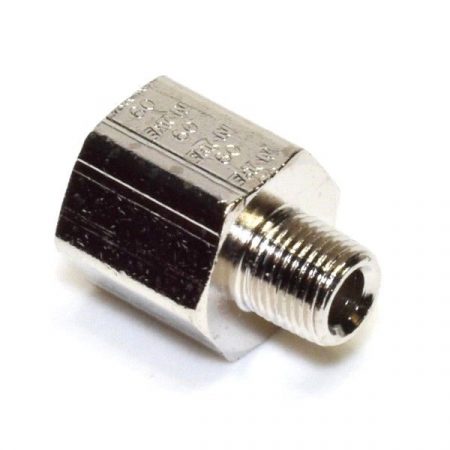 Precision Medical 7025 Adaptor 1/4 Inch NPT Female by 1/8 Inch NPT Male