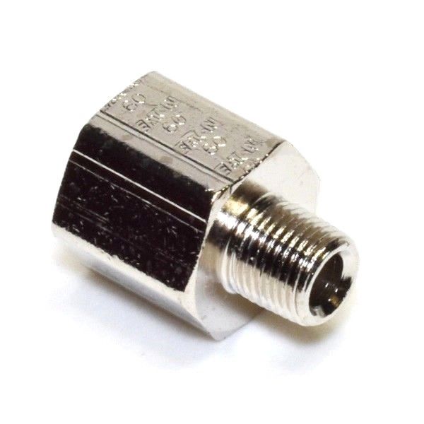 Precision Medical 7025 Adaptor 1/4 Inch NPT Female by 1/8 Inch NPT Male