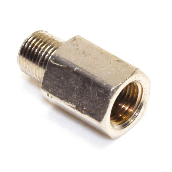 Precision Medical 1017 Adaptor 1/8 Inch NPT Female by 1/8 Inch NPT Male