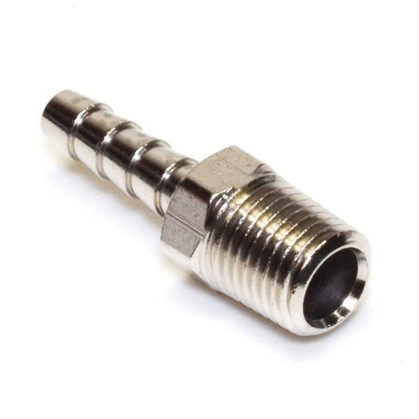 Precision Medical 7043 1/4 Inch NPT Male by 1/4 Inch Hose Barb