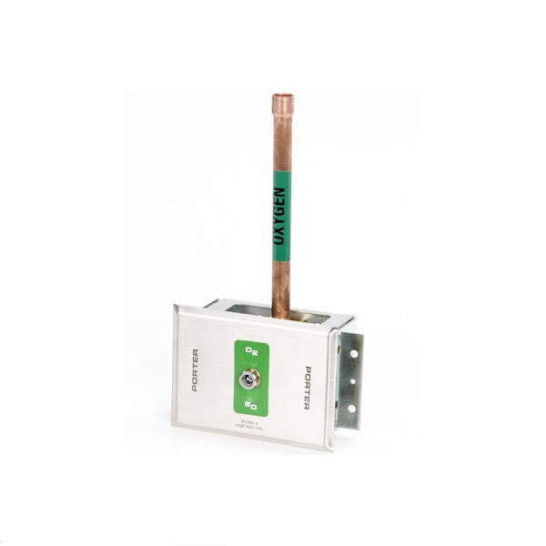 Porter 6100-1 Single O2 Outlet Station