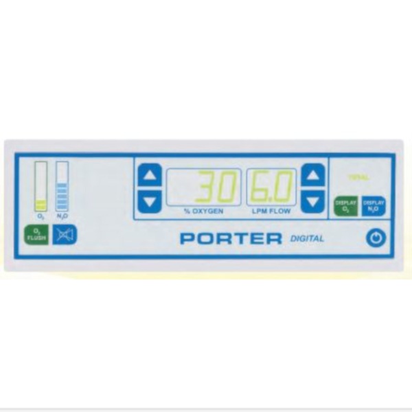 Porter 6465C-P MDM Digital Flushmount Flowmeter In Line Vacuum Control