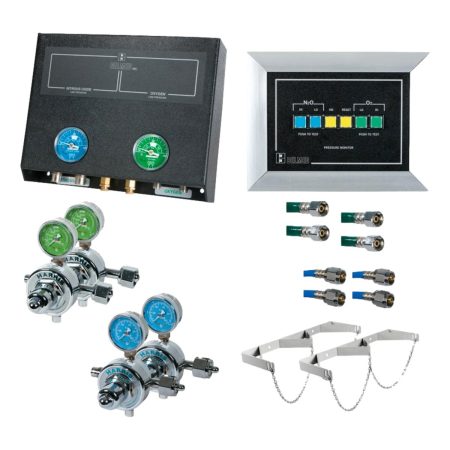 Belmed M120 O2/N2O Manual Manifold System with Alarm