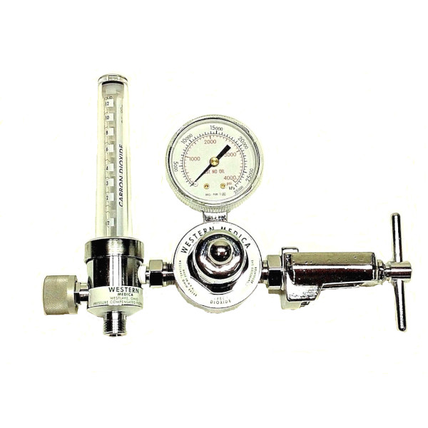 Western Medica M1-940-12FM CO2 Regulator Flowmeter