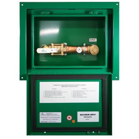 Amico M-FILL-OXY-LP2 Recessed Emergency Oxygen Inlet Station Low Pressure 2 Inch