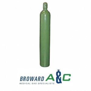 Medical Oxygen H Cylinder, 7,079 L Capacity, 9 13/64 in Length, 9 13/64 in Width, 51 in Height