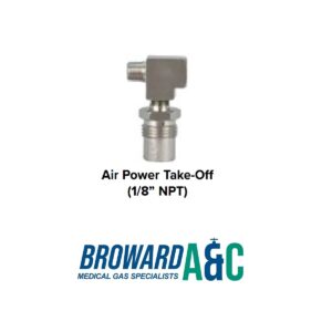 Precision Medical 0151 Air Power Take-Off 1/8 Inch NPT