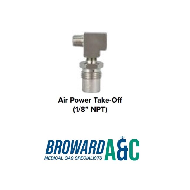 Precision Medical 0151 Air Power Take-Off 1/8 Inch NPT