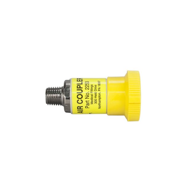 Precision Medical 2253 Air Ohmeda Coupler by 1/4 Inch NPT Male