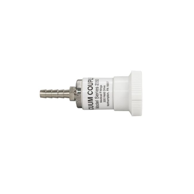 Precision Medical 2354 Vacuum Ohmeda Coupler by 1/4 Inch Hose Barb