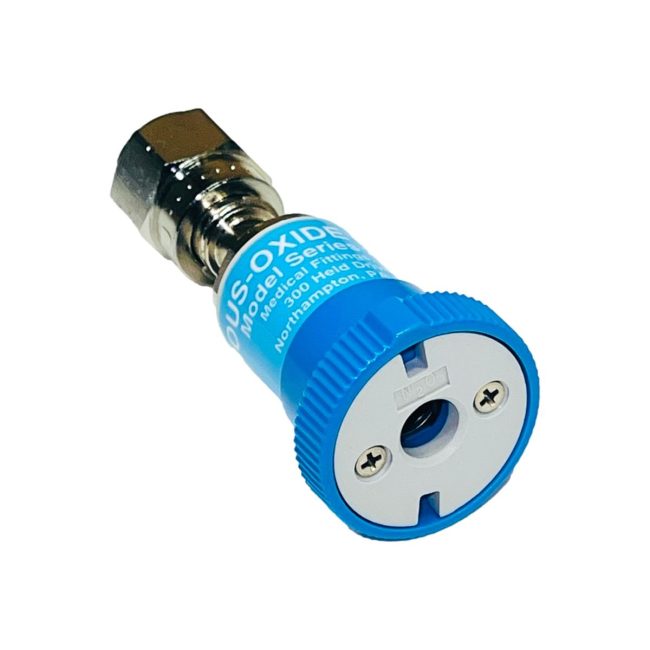 Precision Medical 2456 N2O Ohmeda Coupler by DISS Hex Nut