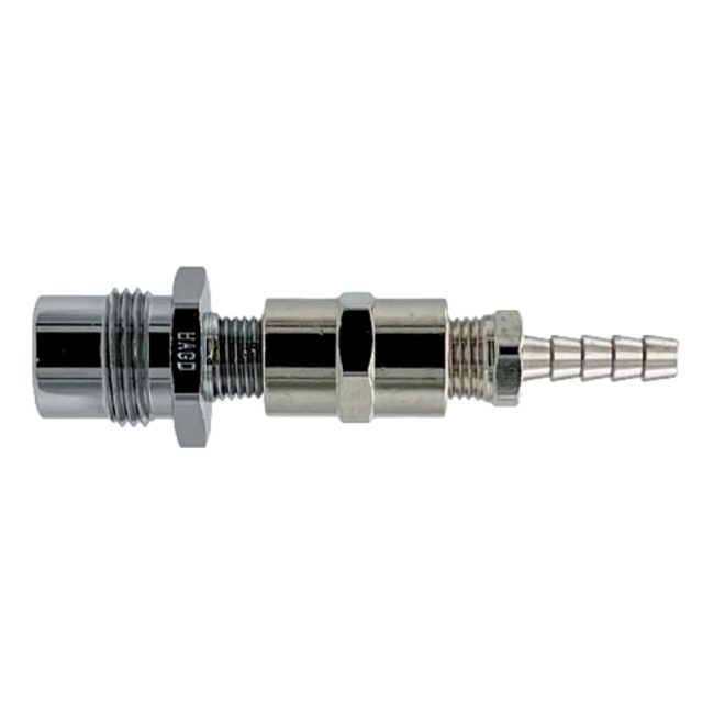 Precision Medical 0602 WAGD DISS Male by 1/4 Inch Hose Barb with Check Valve