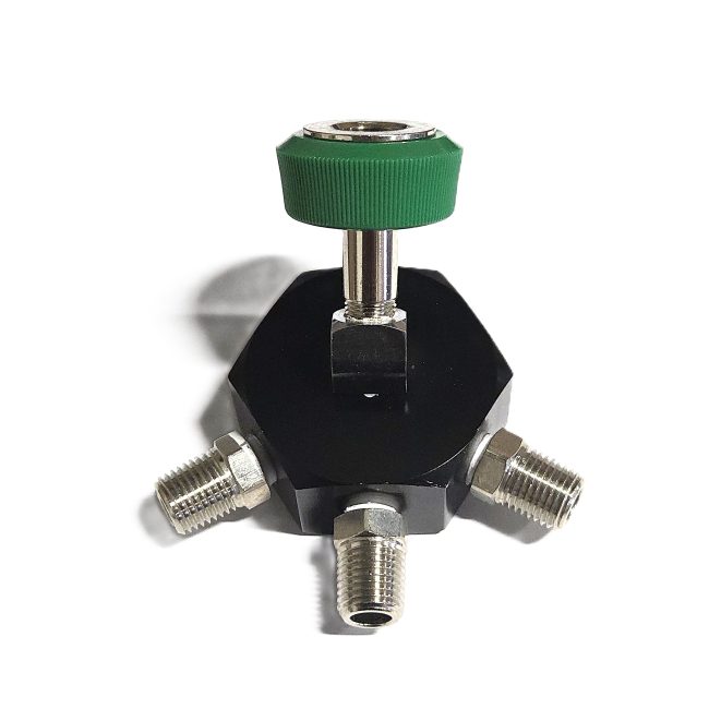 BAC 03967 Oxygen DISS Hex Block Assembly