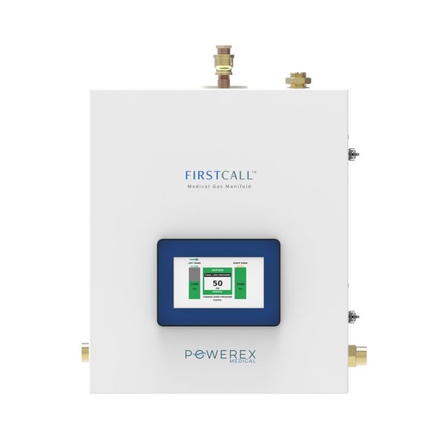 Powerex MFLD-CYL-NFPA-O2-N4-B High-Flow First Call Oxygen Digital Manifold Cylinder x Cylinder Nema-4 BACnet