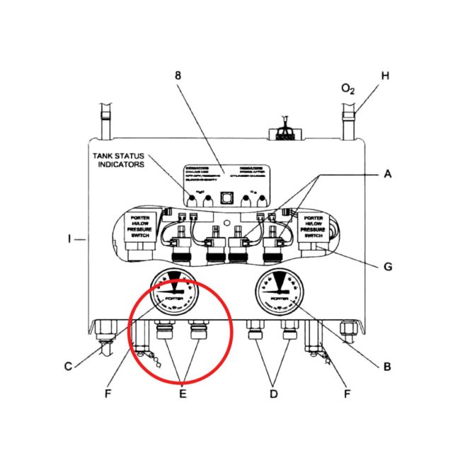 N2O DISS CHECK VALVE ASSEMBLY