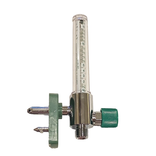 O2 Flowmeter 0 to 15 LPM Chemetron Male