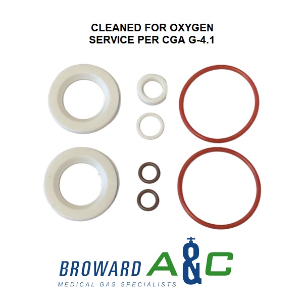 US Valve 43100-01 Repair Kit for a 1" Medical Three-Piece Ball Valve