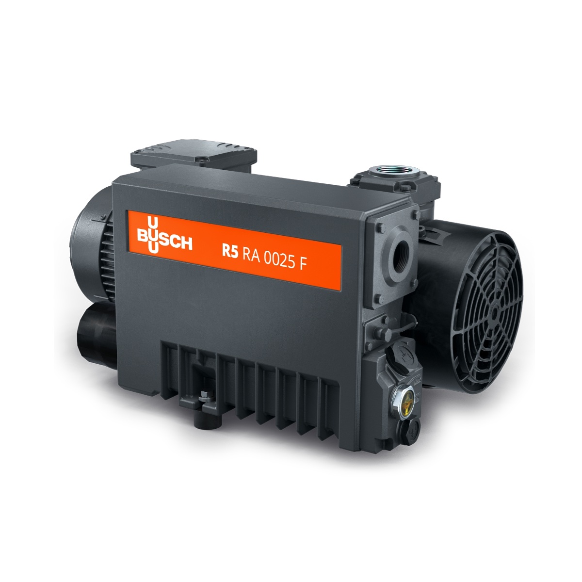 Busch R5 RA 0205 F Lubricated Rotary Vane Vacuum Pump 1.5 HP Only