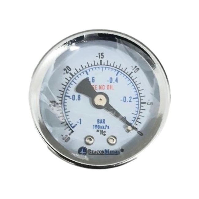 Beacon Medaes 4107655177 Vacuum Gauge 0 to -30 mmhg for Zone Valve Boxes